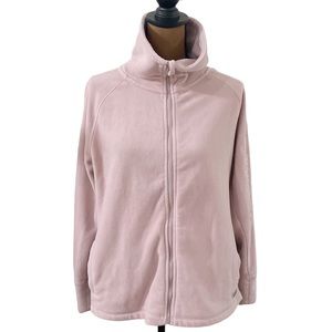 Calvin Klein Performance tech fleece zip jacket with spellout logo sleeve size L